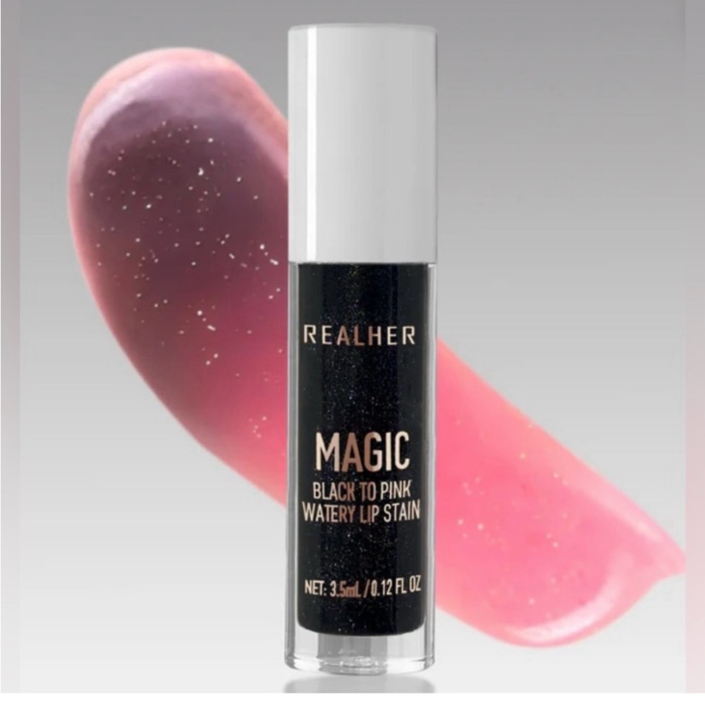 REALHER Magic Black To Pink Lip Stain